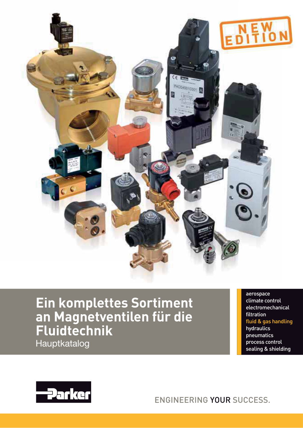 Parker FCDE Hauptkatalog — Magnetventile für die Fluidtechnik