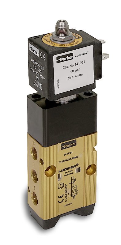Parker 341P/345/347 — Produktfoto aus dem Herstellerkatalog
